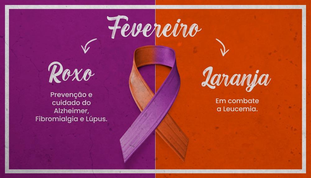 NOVO GAMA GO Fevereiro roxo e laranja conheça a campanha de conscientização deste mês