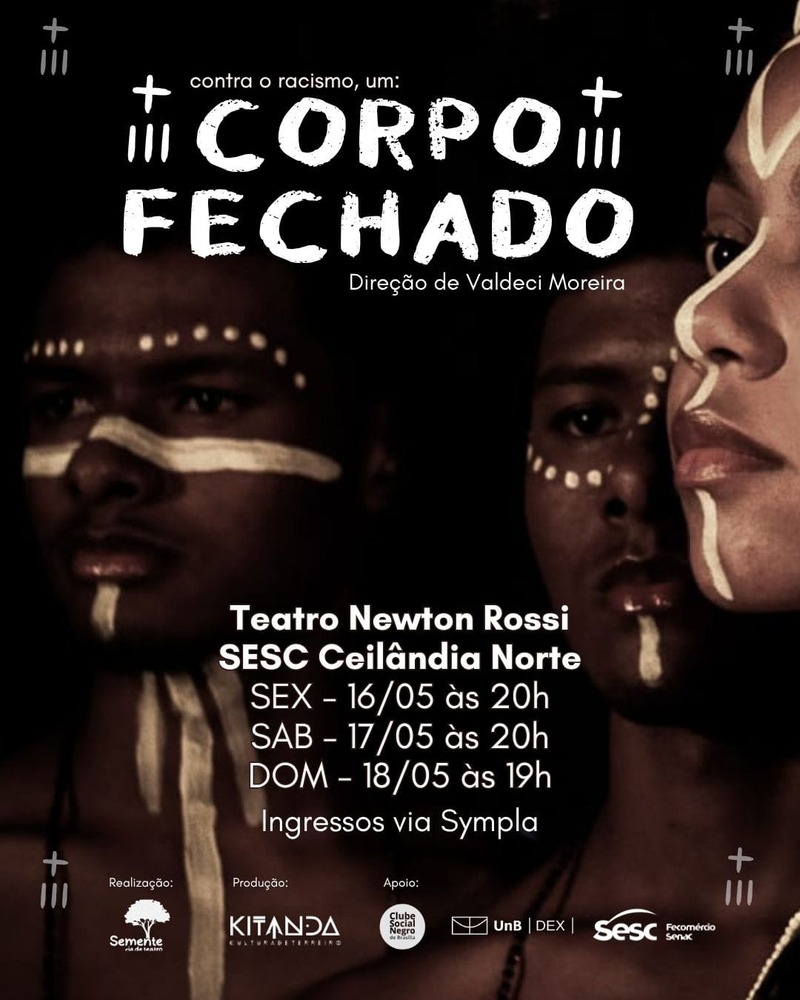 Peça antirracista com estudantes de escola pública no Gama estreiou nesta sexta-feira (16)