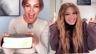 Thalía evangeliza e distribui 500 Bíblias a fãs: ‘Desejo que Deus colocou no meu coração’
